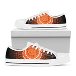 Swadhisthana Chakra Spiritual Print White Low Top Shoes