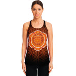 Swadhisthana Chakra Spiritual Print Women's Racerback Tank Top
