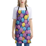 Sweet Candy Ball Pattern Print Apron