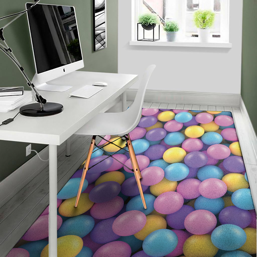 Sweet Candy Ball Pattern Print Area Rug