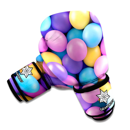 Sweet Candy Ball Pattern Print Boxing Gloves