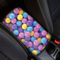 Sweet Candy Ball Pattern Print Car Center Console Cover