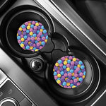 Sweet Candy Ball Pattern Print Car Coasters