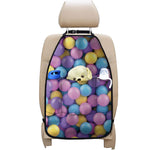 Sweet Candy Ball Pattern Print Car Seat Organizers