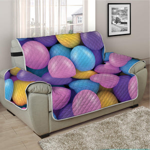 Sweet Candy Ball Pattern Print Half Sofa Protector