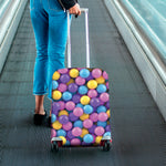 Sweet Candy Ball Pattern Print Luggage Cover