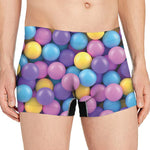 Sweet Candy Ball Pattern Print Men's Boxer Briefs