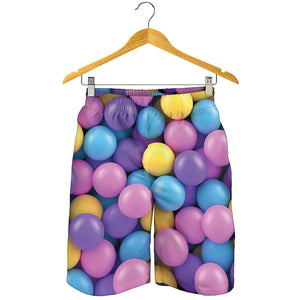 Sweet Candy Ball Pattern Print Men's Shorts