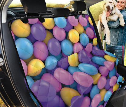 Sweet Candy Ball Pattern Print Pet Car Back Seat Cover