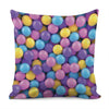 Sweet Candy Ball Pattern Print Pillow Cover