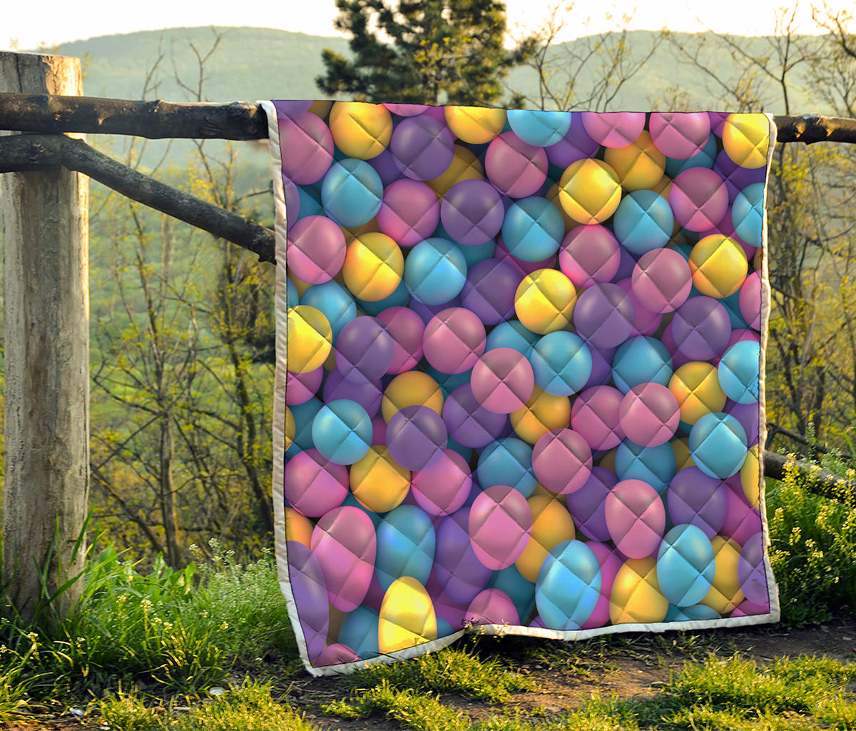 Sweet Candy Ball Pattern Print Quilt