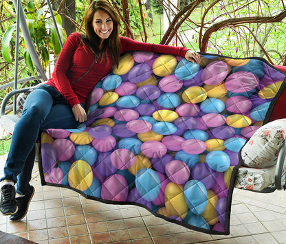 Sweet Candy Ball Pattern Print Quilt