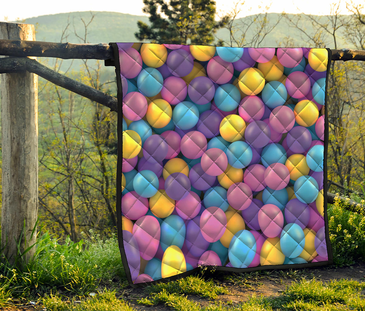 Sweet Candy Ball Pattern Print Quilt
