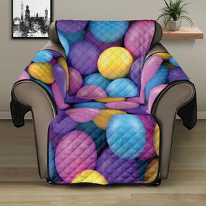 Sweet Candy Ball Pattern Print Recliner Protector