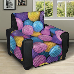 Sweet Candy Ball Pattern Print Recliner Protector