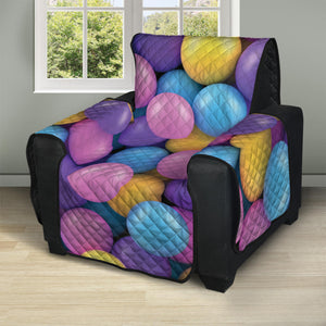 Sweet Candy Ball Pattern Print Recliner Protector