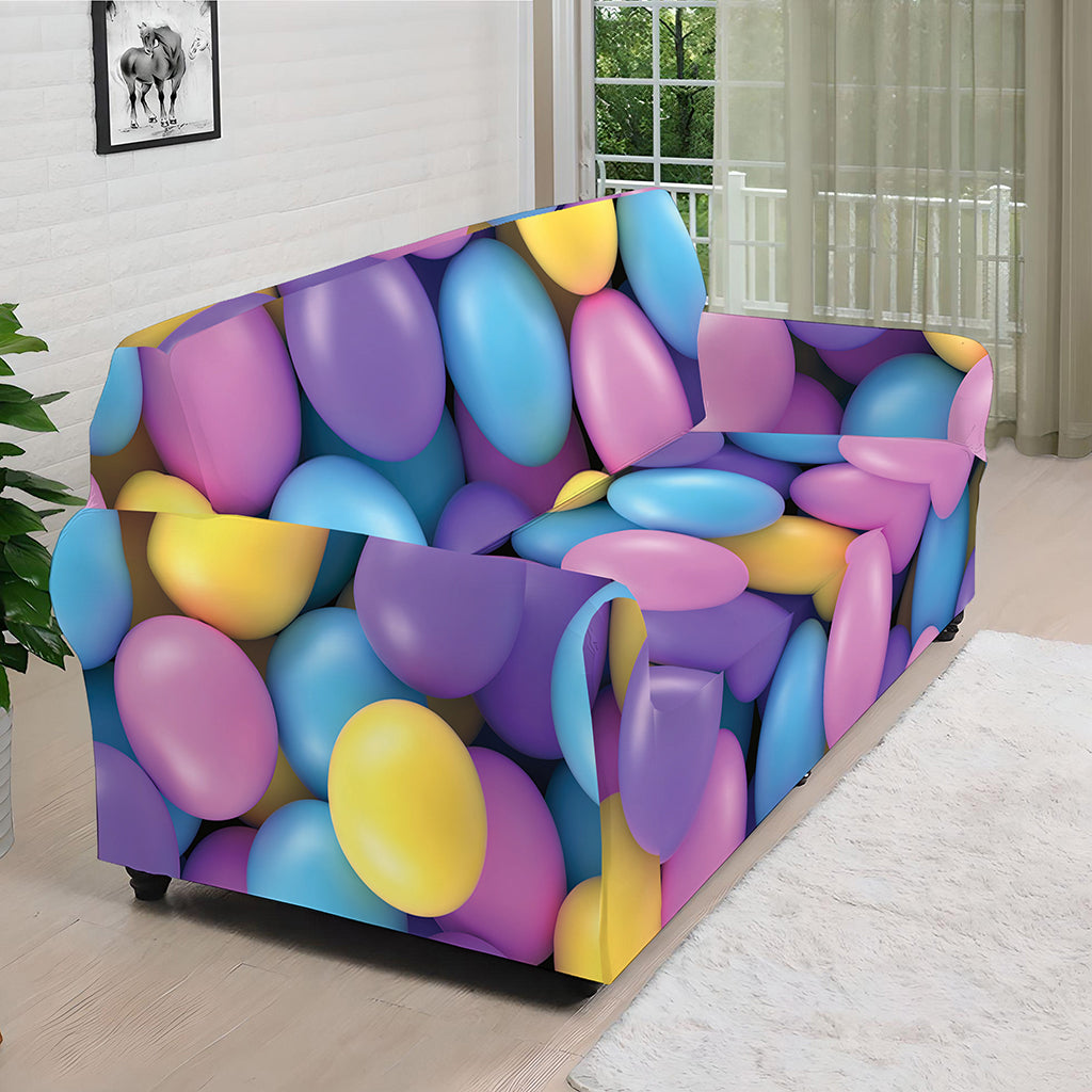 Sweet Candy Ball Pattern Print Sofa Cover