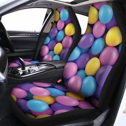 Sweet Candy Ball Pattern Print Universal Fit Car Seat Covers