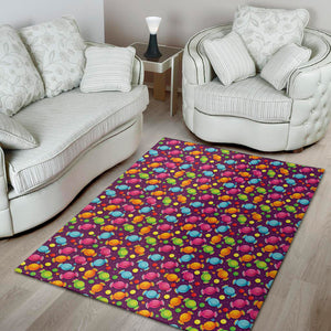 Sweet Candy Pattern Print Area Rug