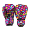 Sweet Candy Pattern Print Boxing Gloves