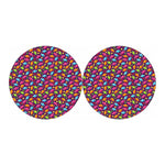 Sweet Candy Pattern Print Car Coasters