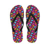 Sweet Candy Pattern Print Flip Flops