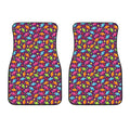 Sweet Candy Pattern Print Front Car Floor Mats