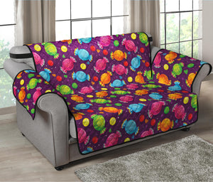 Sweet Candy Pattern Print Loveseat Protector