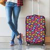 Sweet Candy Pattern Print Luggage Cover