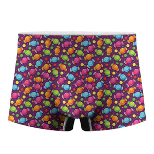 Sweet Candy Pattern Print Men's Boxer Briefs