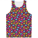 Sweet Candy Pattern Print Men's Tank Top