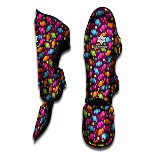 Sweet Candy Pattern Print Muay Thai Shin Guard