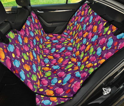 Sweet Candy Pattern Print Pet Car Back Seat Cover