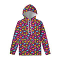 Sweet Candy Pattern Print Pullover Hoodie