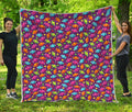 Sweet Candy Pattern Print Quilt