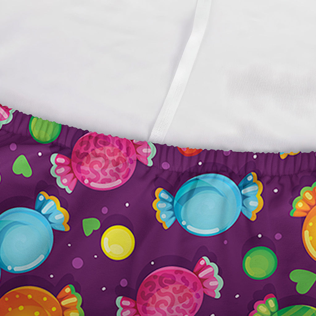 Sweet Candy Pattern Print Sofa Cover