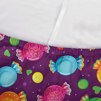 Sweet Candy Pattern Print Sofa Cover