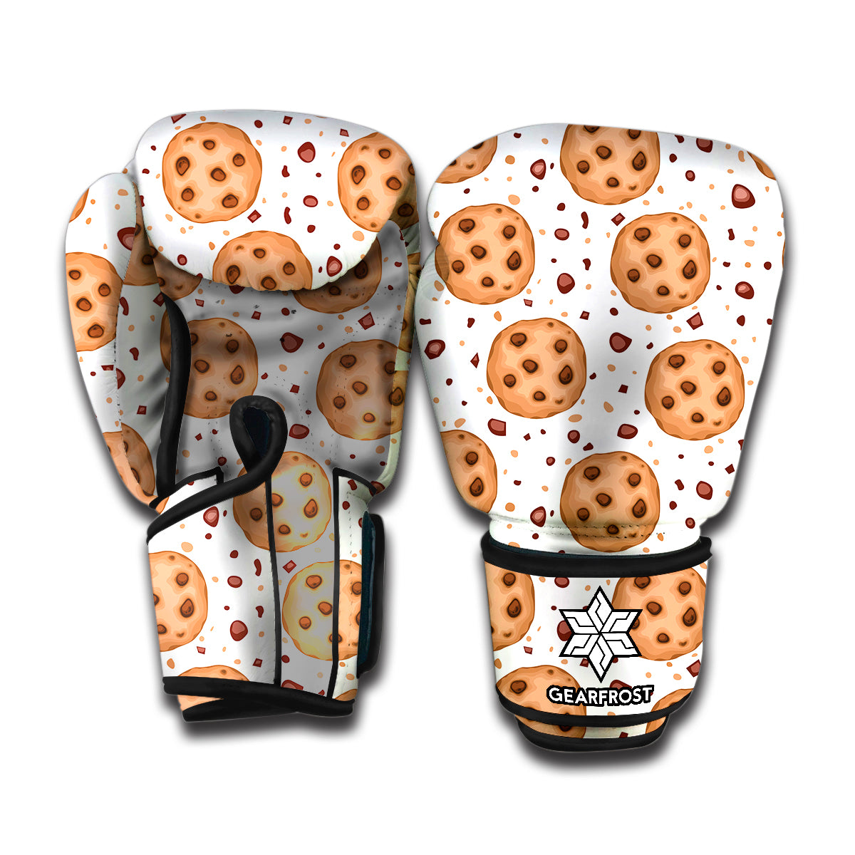 Sweet Cookie Pattern Print Boxing Gloves