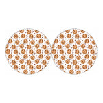 Sweet Cookie Pattern Print Car Coasters