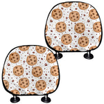 Sweet Cookie Pattern Print Car Headrest Covers