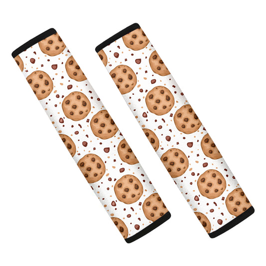 Sweet Cookie Pattern Print Car Seat Belt Covers