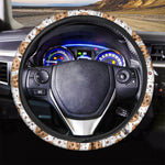 Sweet Cookie Pattern Print Car Steering Wheel Cover