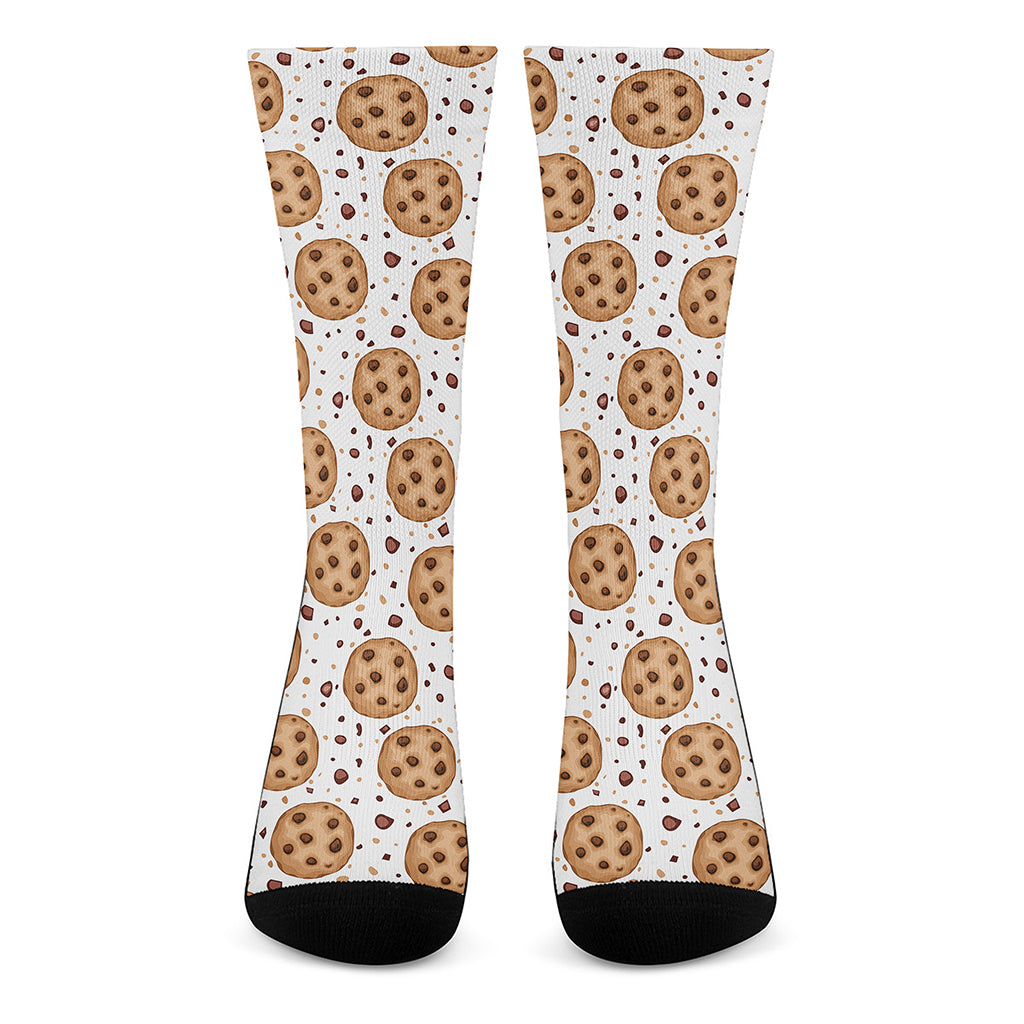 Sweet Cookie Pattern Print Crew Socks