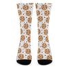 Sweet Cookie Pattern Print Crew Socks