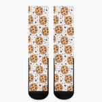 Sweet Cookie Pattern Print Crew Socks