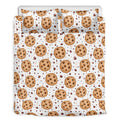 Sweet Cookie Pattern Print Duvet Cover Bedding Set