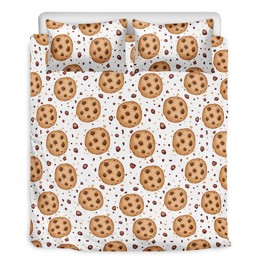 Sweet Cookie Pattern Print Duvet Cover Bedding Set