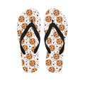 Sweet Cookie Pattern Print Flip Flops