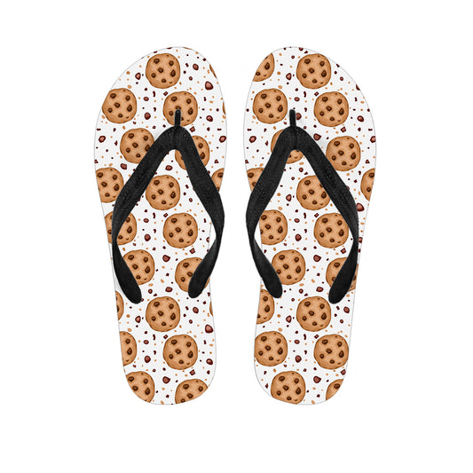 Sweet Cookie Pattern Print Flip Flops