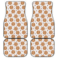 Sweet Cookie Pattern Print Front and Back Car Floor Mats